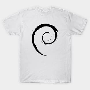 black debian T-Shirt